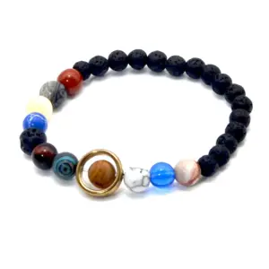 6+8 Volcanic Rock-Colorful Bracelet