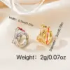 1 Piece Elegant Luxurious Geometric Plating Copper Zircon Ear Cus