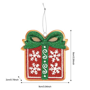 Red plastic small pendant gift box