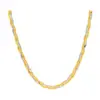 Wholesale Retro Geometric Solid Color Titanium Steel Plating Necklace