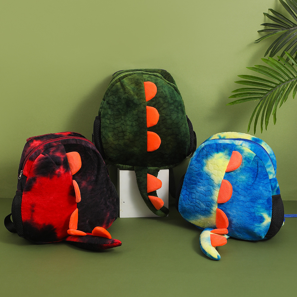 Wholesale detachable hat backpack chilen's new cartoon plush schoolbag