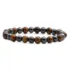 Fashion Geometric Copper Natural Stone Bracelet In Bulk