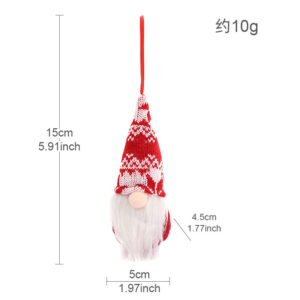 Knitted forest old man pendant b