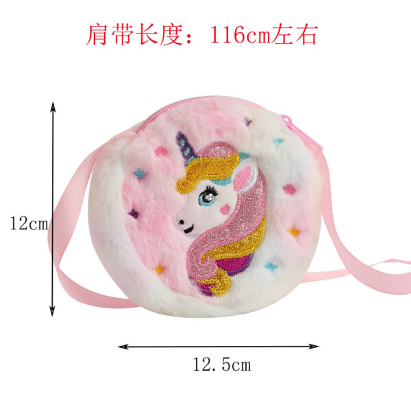oly-bff36117bc9f649d047435a629786dcc Wholesale Unicorn Plush Shoulder Bag Cute Shoulder Crossbody Bag
