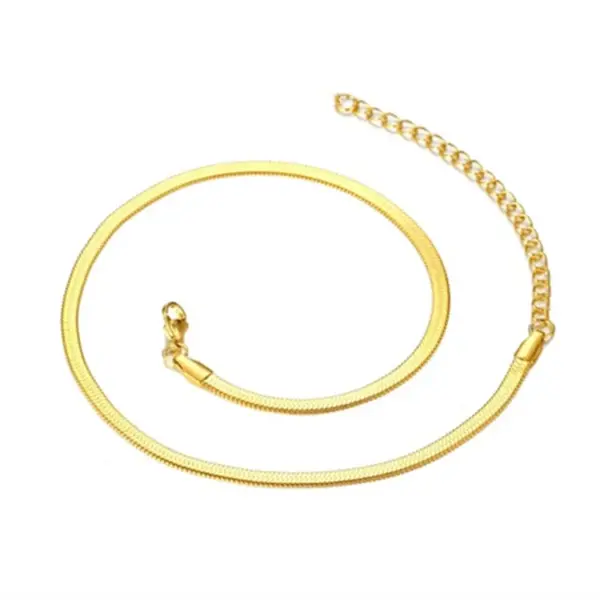 Wholesale PVD Coated Real Gold Plated 18K Gold 304 Stainless Steel Fashion Waterproof Non Tarnish 304 Stainless Steel Pendant Necklace