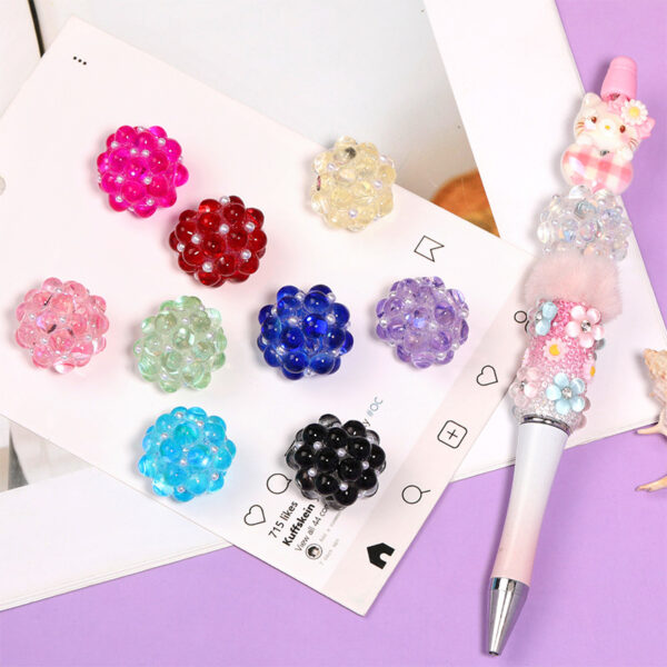 Wholesale DIY Glass Crystal Diamond Beads, Pearl Beads, Bayberry Beads with Straight Holes