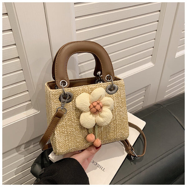 oly-bffe7be057a6f7b906218e8e9ad13648 Wholesale New Race Creative Straw Handbag 2025 Spring and Summer New Simple Shoulder Bag Clear Sweet Crossbody Women's Bag