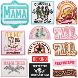 Wholesale Western Denim Element Embroidered Zhang Zi Square Computer Embroidered Cloth Sticker Double Gun Denim Girl Patch Patch Ironing