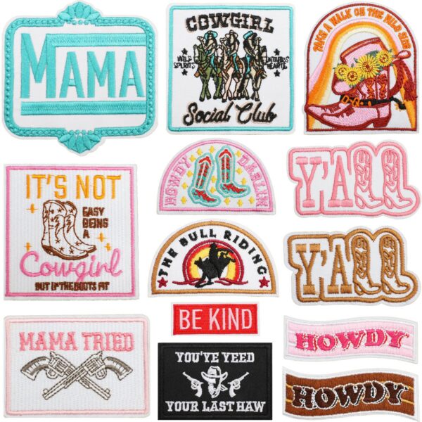 oly-bfff95fc47e52efb75fbc16a1723c272 Wholesale Western Denim Element Embroidered Zhang Zi Square Computer Embroidered Cloth Sticker Double Gun Denim Girl Patch Patch Ironing