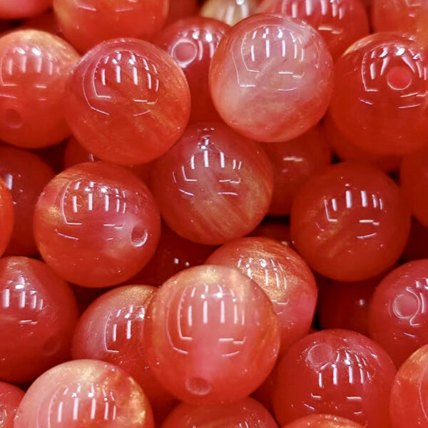 Wholesale Gilded cloud high-end halo round beads