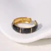 oly-c00cfad6936368e37c81c8c6d525207b Wholesale PVD Coated Real Gold Plated 18K Gold Geometric 304 Stainless Steel Vintage Style Simple Style IG Style Waterproof Non Tarnish Open Rings