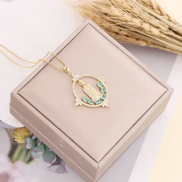 Wholesale Fashion Copper Plating 18K Gold Plated Zircon