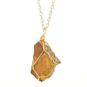 Golden Tiger-Shaped Stone / Pure Natural