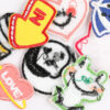 Wholesale Wappen Mini Small Size Embroidery Stickers Original Cartoon patch Accessories Accessories DIY Patch Cloth Stickers