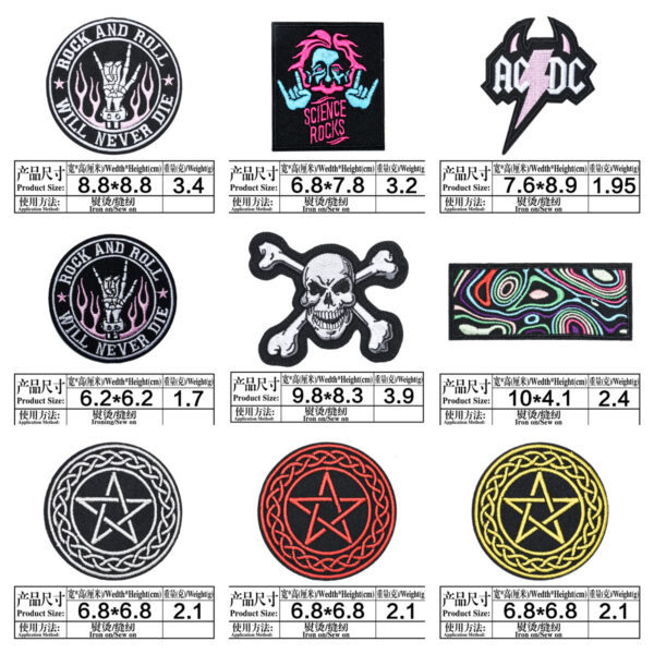 oly-c04b8e34cd34295a43b42a17d97b2688 Wholesale Ghost head skull patch