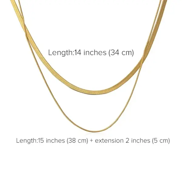 Wholesale Jewelry Fashion Geometric 304 Stainless Steel 18K Gold Plated Plating Stainless Steel Necklaces
