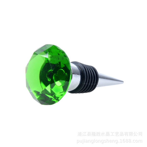oly-c059256dd578d475c9eb400dad156bbc Wholesale 40mm crystal diamond wine bottle stopper a generation of wine bottle cap kitchen supplies