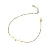 Wholesale PVD Coated 18K Gold Real Gold Plated Letter Fox Horse 201 Stainless Steel Cute Waterproof Non Tarnish 201 Stainless Steel Bracelets