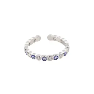Silver-Sapphire Blue / Adjustable Opening