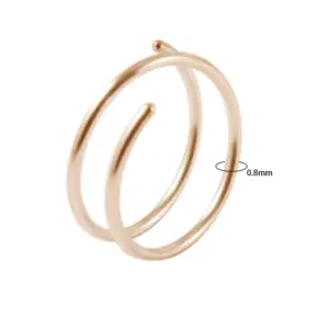 Glossy-Rose Gold / 0.8X8MM