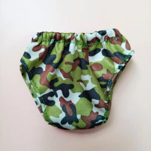 Army green underwear / Height 45,60cm beautiful doll
