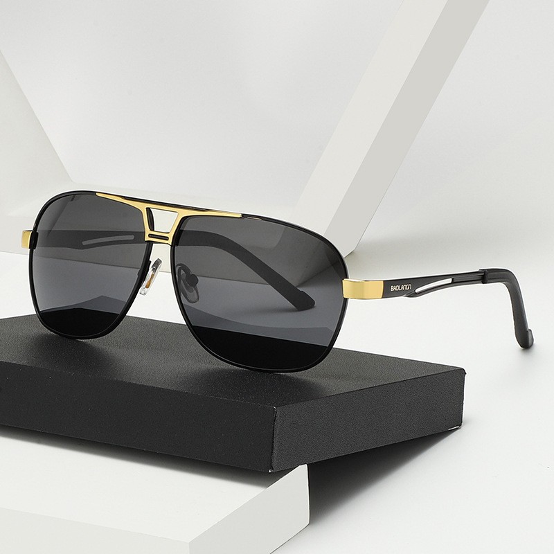 Wholesale 2024 Douyin E-Commerce Men's Sunglasses New larized Color-Changing Sunglasses Sunshade Anti-Uv iving