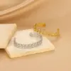 Wholesale PVD Coated Real Gold Plated Geometric 304 Stainless Steel Simple Style Classic Style Waterproof Non Tarnish 304 Stainless Steel Bangle