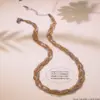 Wholesale Ion Plating (IP) 18K Gold Plated Solid Color 304 Stainless Steel Simple Style Classic Cool Waterproof Non Tarnish Necklace