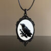 Wholesale Cross-border foreign trade Amazon Gothic Crow Forest Pendant Charm Necklace Factory Outlet
