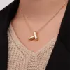 Wholesale Casual Simple Style Letter Copper Pendant Necklace In Bulk
