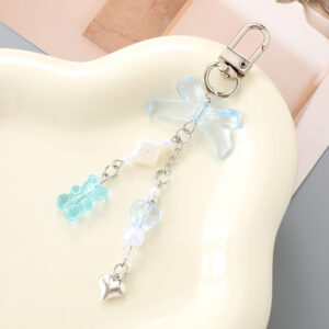 K4854 bear love pendant blue / Small pendant