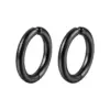 Wholesale PVD Coated 18K Gold Real Gold Plated Round 304 Stainless Steel Fashion Waterproof Non Tarnish Ear Clips