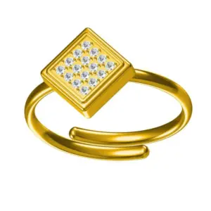 Gold Quadrilateral Ring R0076g