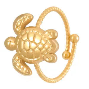 18K Real Gold / Turtle