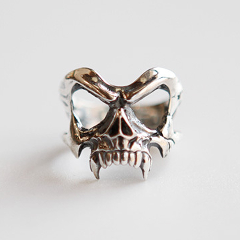 Wholesale European and American Retro Iris Ring Aressive Men's Trendy Ring Niche Design Personalized Hip Hop Punk Style Ring
