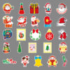Wholesale 100 pcs/pack Christmas Graffiti Holiday Creative DIY Sticker Waterproof