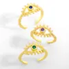 Wholesale Creative Hip Hop Devil Eye Open Loop