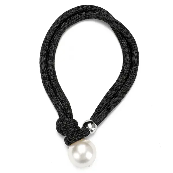 Wholesale Ig Style Elegant Geometric Imitation Pearl Metal Women's Choker