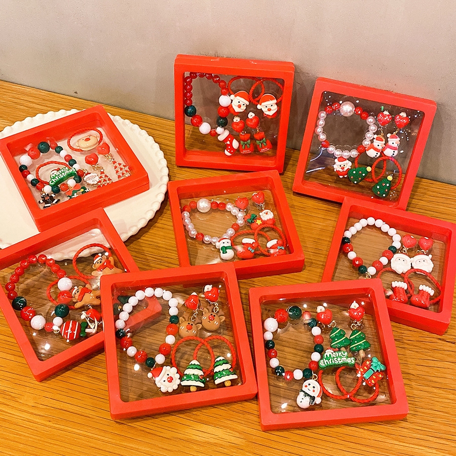 Wholesale Christmas chilen's colorful bracelets