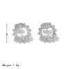 Wholesale Ion Plating (IP) 16K Gold Platinum Real Gold Plated Round 304 Stainless Steel Modern Style Simple Style IG Style Waterproof Non Tarnish Ear Studs