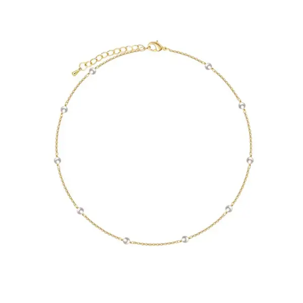 14K Gold Plated/Snake Bone Chain/Pearl Chain/Diamond Chain/Cuba Chain/Ball Chain Various Necklaces