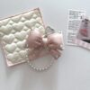 oly-c1238da58db799f461b8a450e0fc4b38 Wholesale Butterfly Knot Pearl Keychain