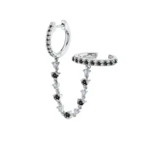 Black (Single) White Gold Color