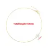 Simple Style Solid Color Copper Plating 18k Gold Plated Necklace