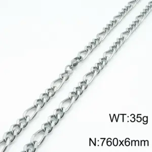 Steel 760 * 6mm = Necklace KN197221-Z