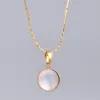 oly-c15a507b3bcc5037032753ff1f666234 Wholesale PVD Coated Real Gold Plated 18K Gold Heart 304 Stainless Steel Titanium Steel Waterproof Non Tarnish 304 Stainless Steel Titanium Steel Necklace