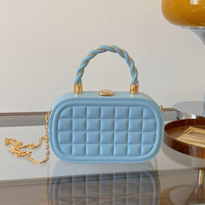 Wholesale Small Bag Summer New Fashionable Woven Hand Box Bag