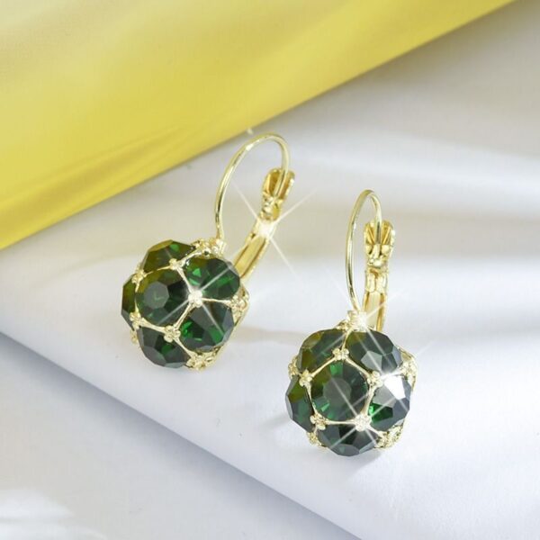 oly-c175455cd6b87ac2c72b9451261f9eb7 Wholesale Purple Crystal Ear Buckle Women's Exquisite Light Luxury Fashion Earrings Fashion High-end Sense Spring and Summer Earrings