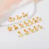 Wholesale 1 Pair Simple Style Geometric Plating Stainless Steel Ear Studs