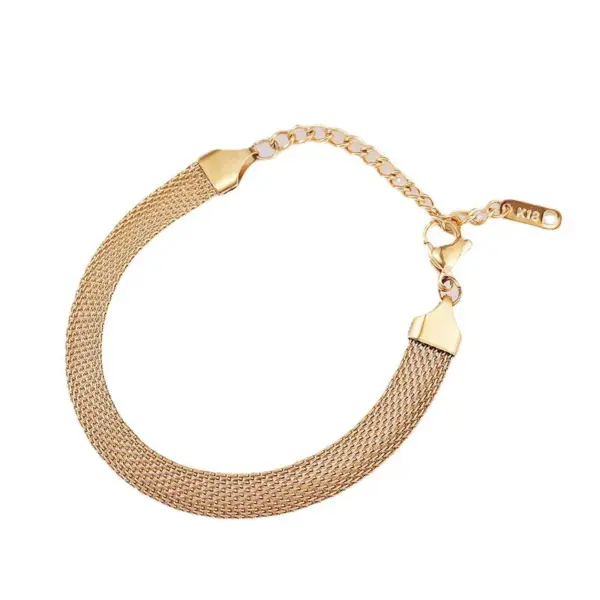 Wholesale Fashion Geometric Titanium Steel Plating Bracelets